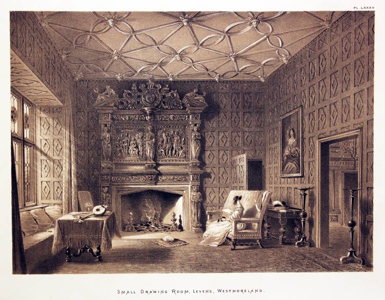 Small Drawing Room at Nevens Hall Westmorland