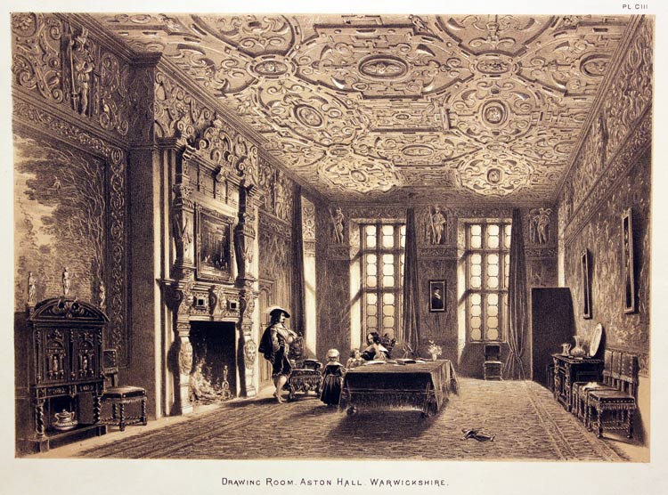 Drawing Room, Aston Hall, Warwickshire 