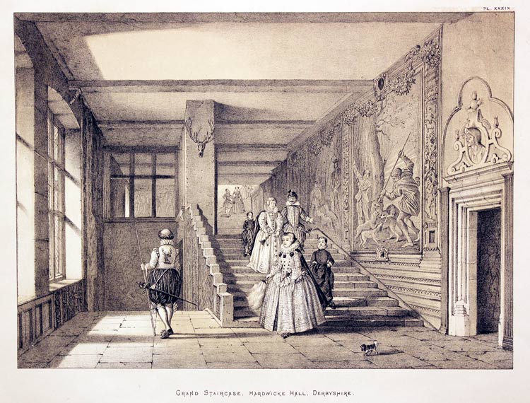 Grand Staircase Hardwick Hall Derbyshire