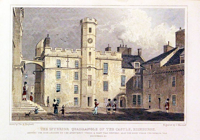 Castle Quadrangle Edinburgh by Thomas Shepherd
