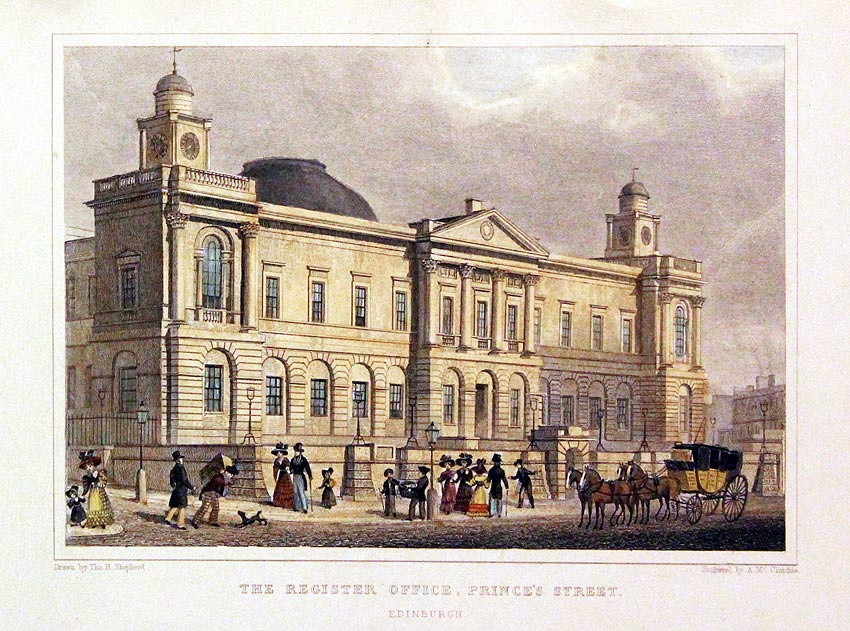 Register Office Edinburgh by Thomas Shepherd