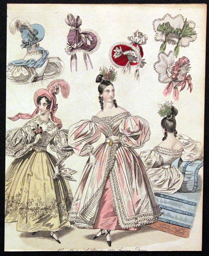 English Fashion Print by W.Alias