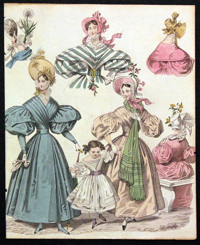 English Fashion Print by W.Alias