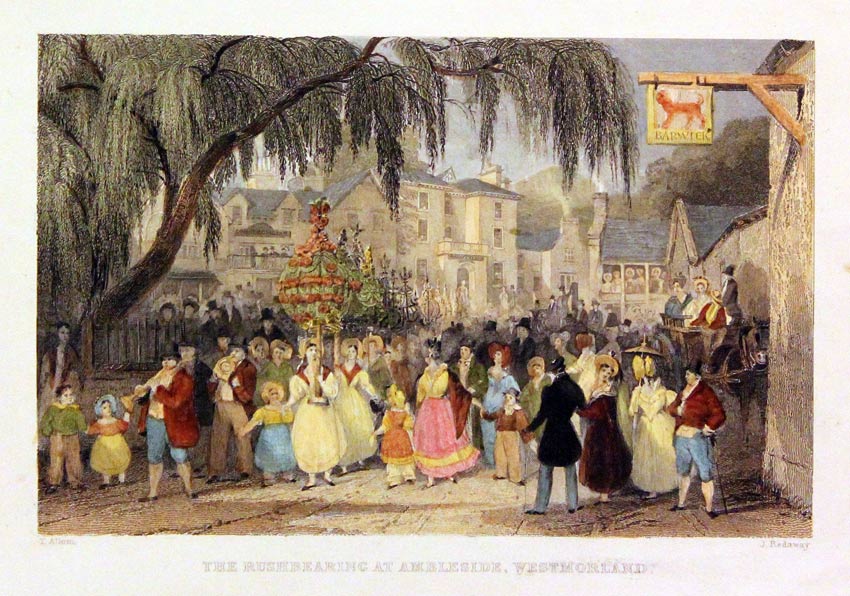  The Rushbearing at Ambleside, Westmorland 