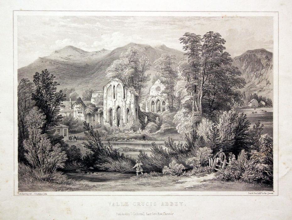 Valle Crucis Abbey by G. Pickering
