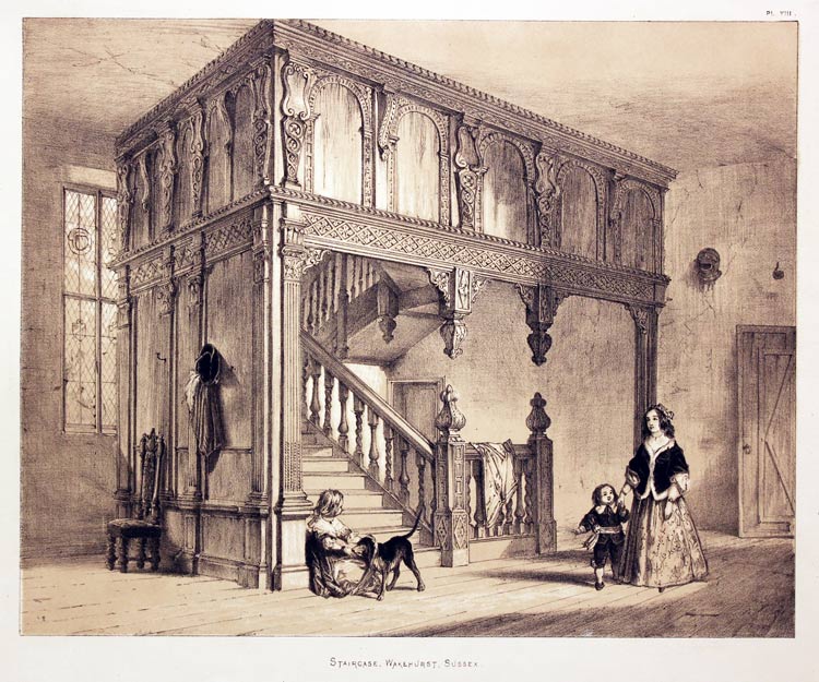 Staircase, Wakehurst, Sussex