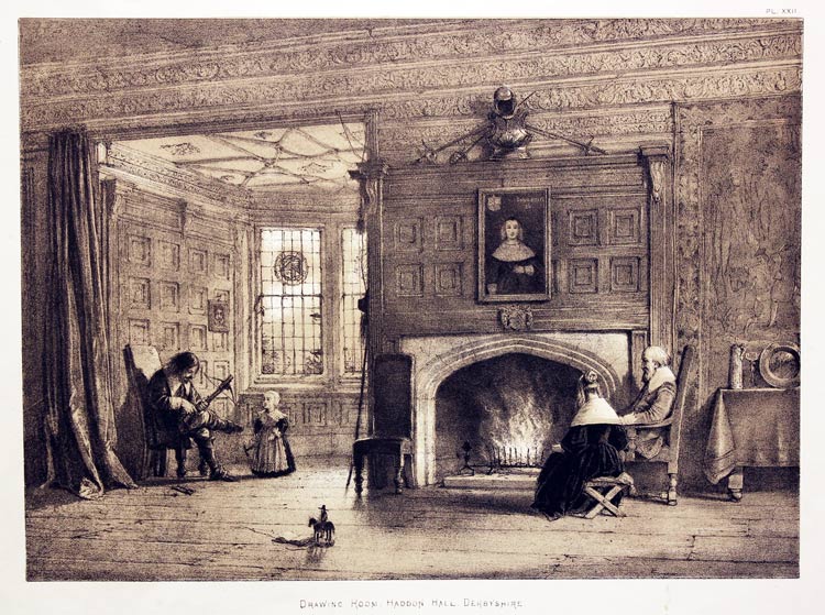 Drawing Room Haddon Hall Derbyshire