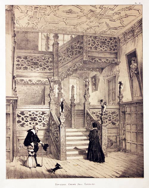 Staircase Crew Hall Cheshire