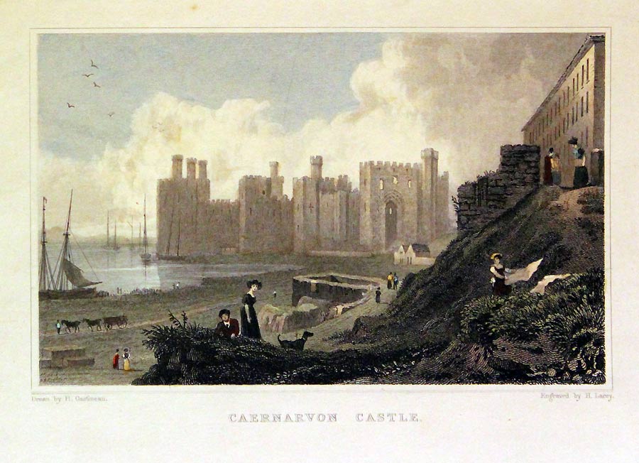 Caernarvon Castle by Henry Gastineau  Caernarvon Castle by Henry Gastineau