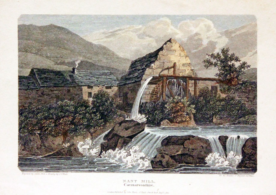 Nant Mill, Caernarvonshire  Nant Mill, Caernarvonshire