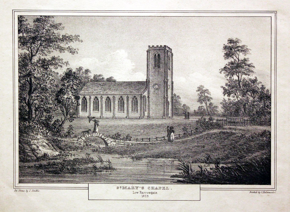 St. Mary's Chapel Harrogate c.1832  St. Mary's Chapel Harrogate c.1832