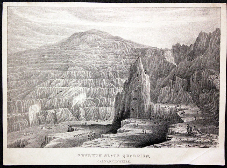 Penrhyn Slate Quarries Caernarvonshire  Penrhyn Slate Quarries Caernarvonshire