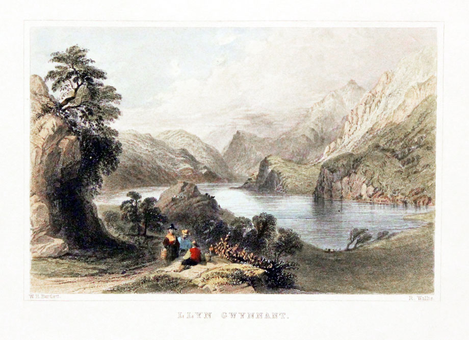 Llyn Gwynant Caernarvonshire  Llyn Gwynant Caernarvonshire