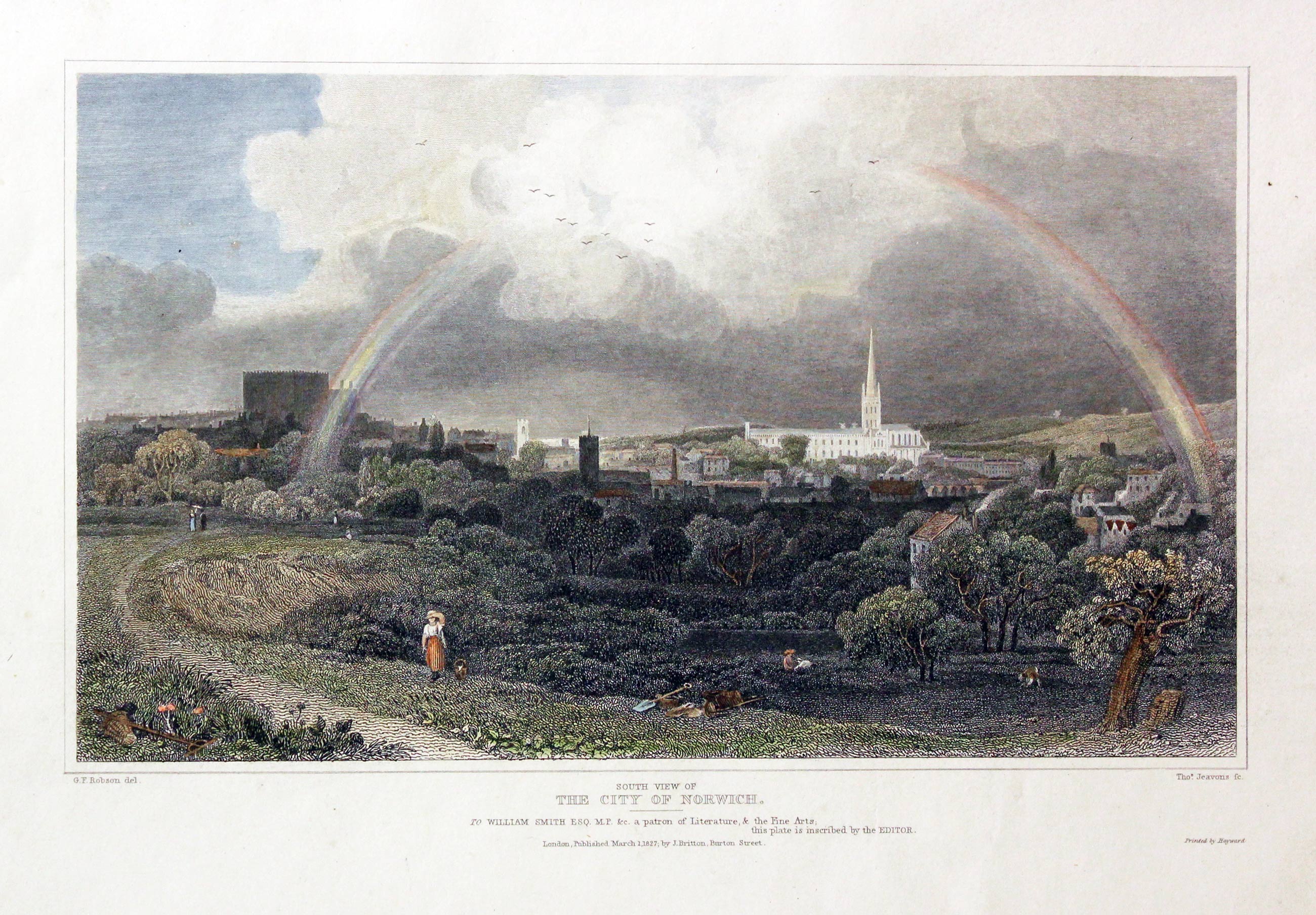 Norwich G. F. Robson 1827  Norwich G. F. Robson 1827