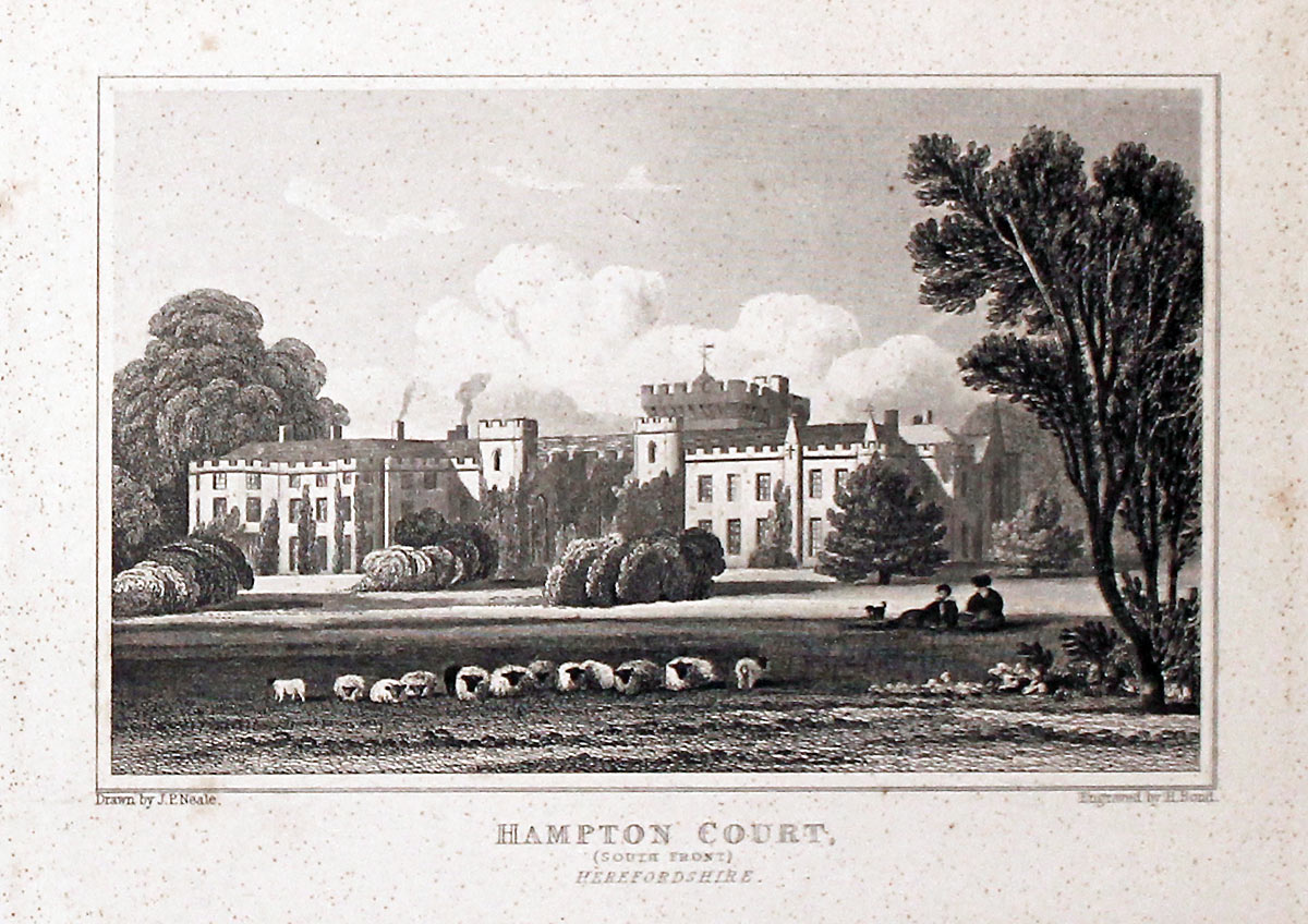 South Front of Hampton Court Herefordshire