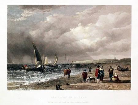 Seashore in Holland