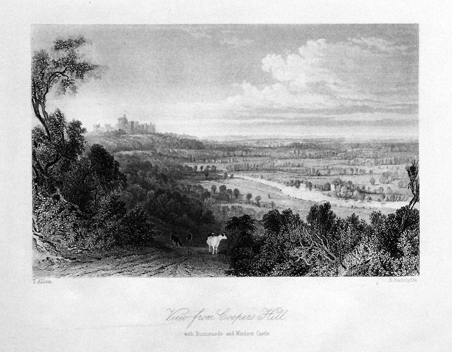 View from Coopers Hill Surrey  View from Coopers Hill Surrey