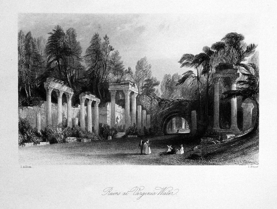 Ruins at Virginia Water Surrey  Ruins at Virginia Water Surrey