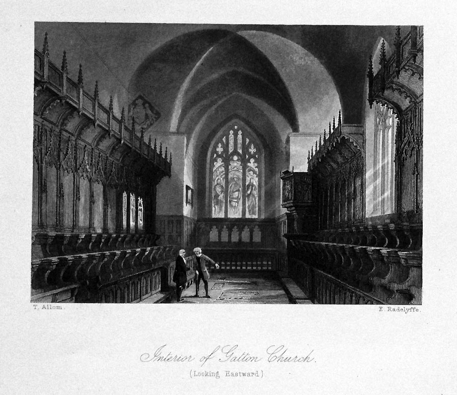 Interior of Gatton Church, Surrey  Interior of Gatton Church, Surrey