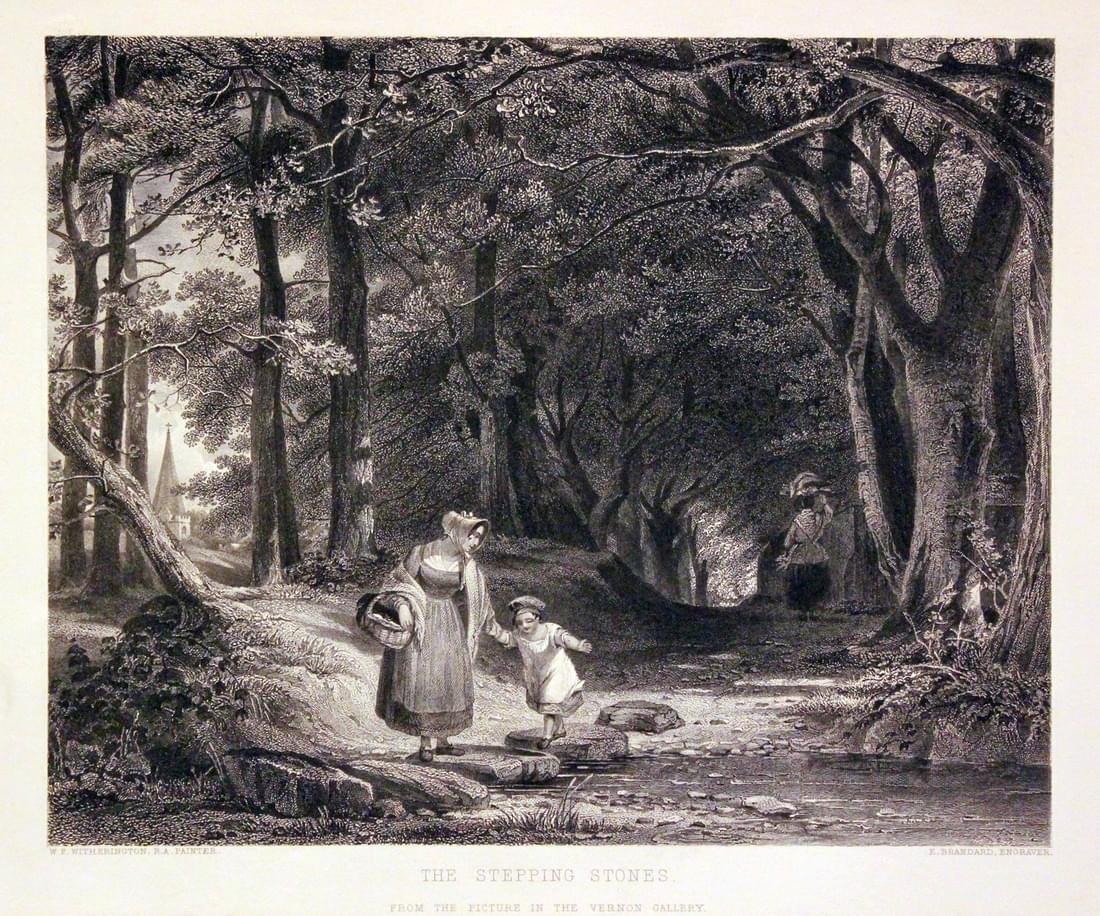 The Stepping Stones by W. F. Witherington  The Stepping Stones by W. F. Witherington