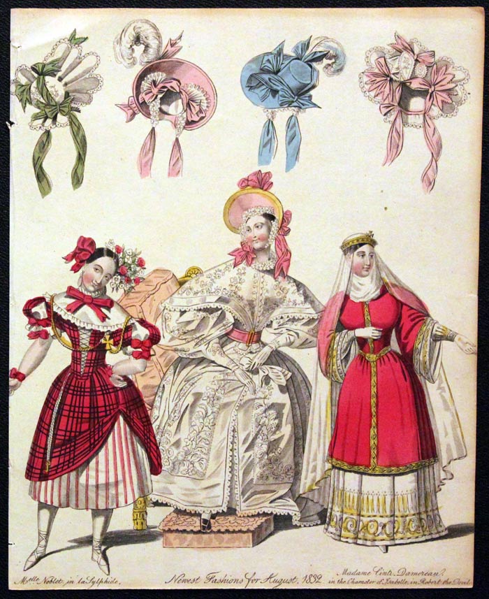 English Fashion Print by W.Alias