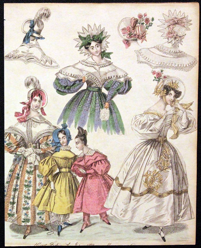 English Fashion Print by W.Alias