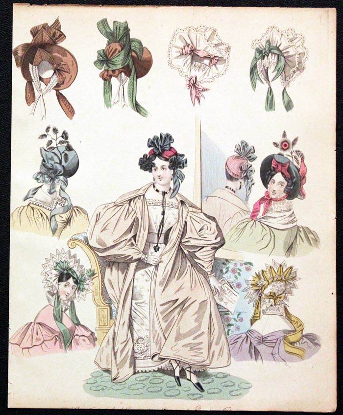 English Fashion Print by W.Alias