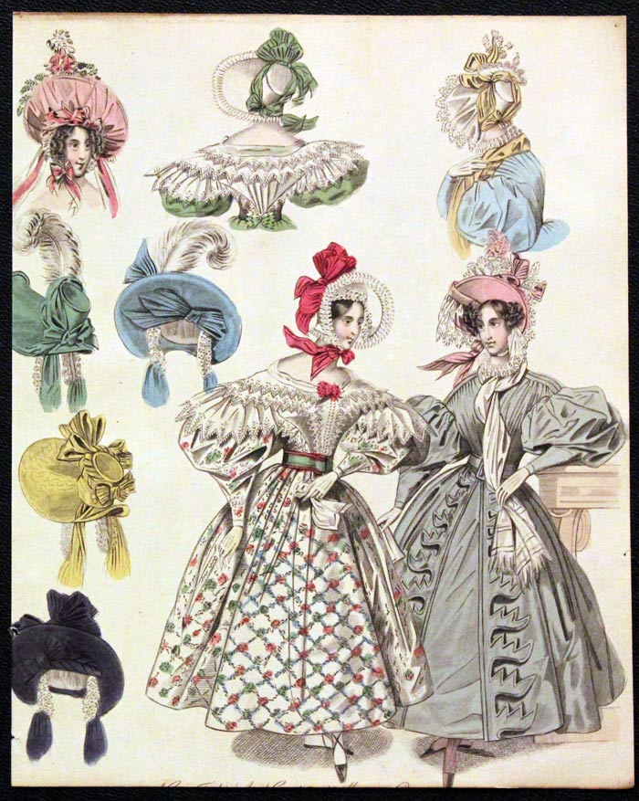 English Fashion Print by W.Alias