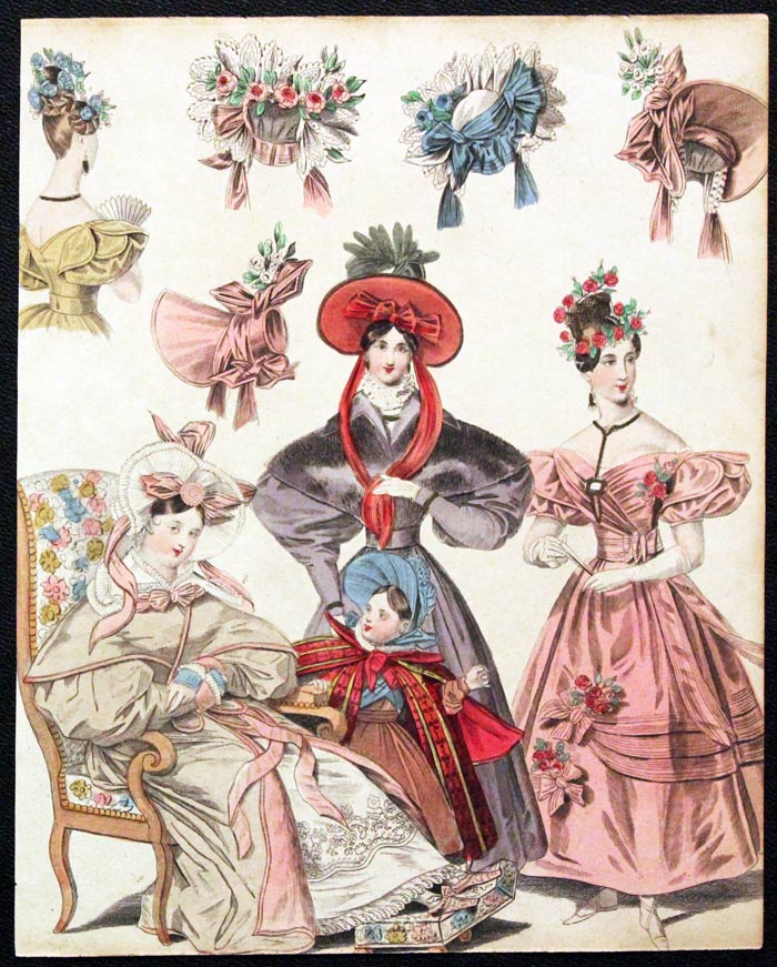 English Fashion Print by W.Alias