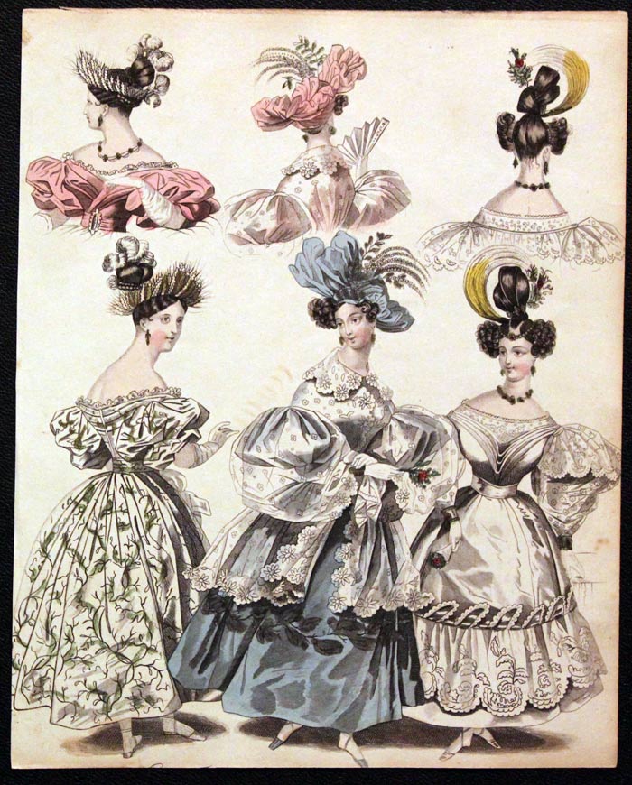 English Fashion Print by W.Alias