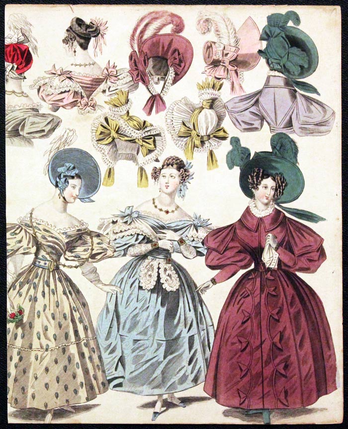 English Fashion Print by W.Alias