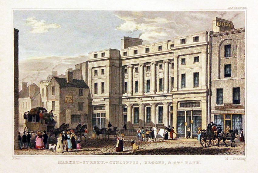 Market Street Manchester in 1830