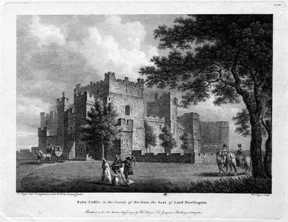 Raby Castle, E. Dayes  Raby Castle, E. Dayes