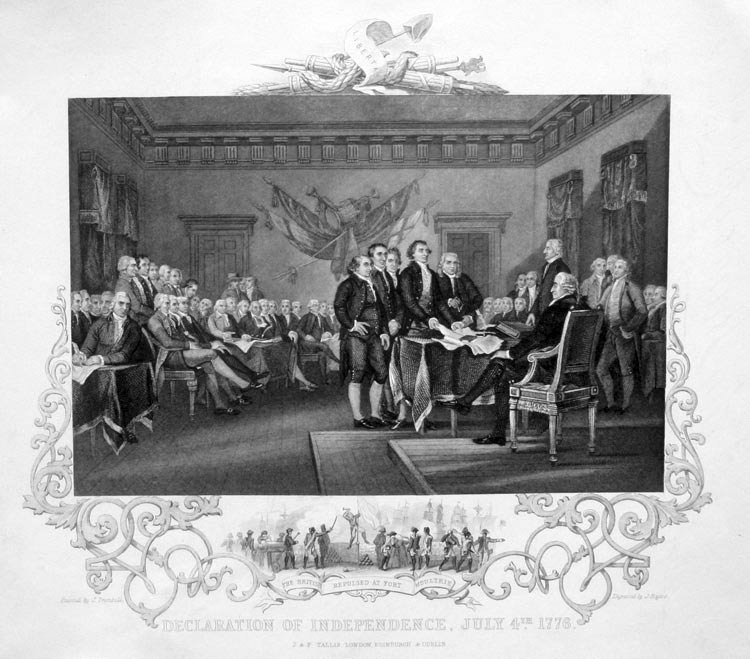 Declaration of Independence, July 4th 1776  Declaration of Independence, July 4th 1776