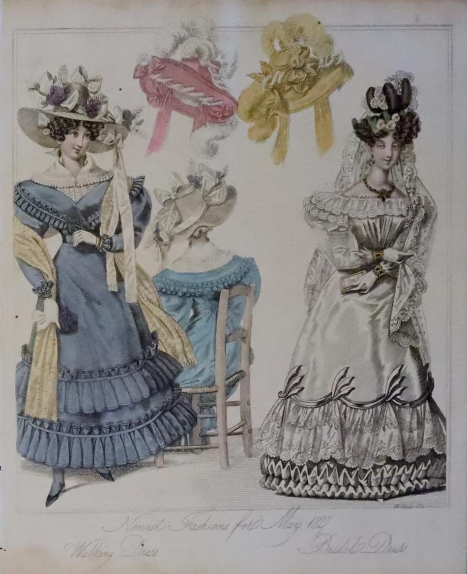 English Fashion Print by W.Alias