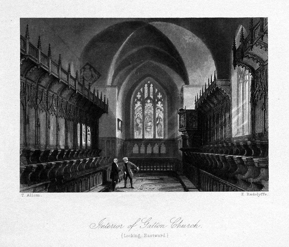 Gatton Church, looking Eastward  Gatton Church, looking Eastward