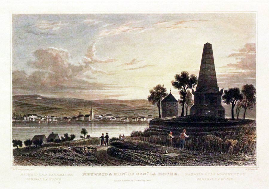 Neuweid and Monument of General La Hoche  Neuweid and Monument of General La Hoche