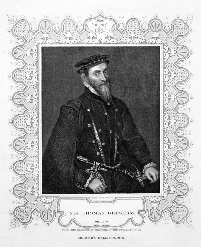 Sir Thomas Gresham portrait  Sir Thomas Gresham portrait