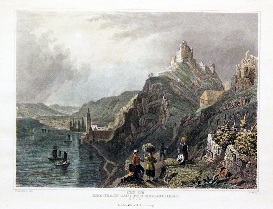 Braubach and the Marksburgh Rhine  Braubach and the Marksburgh Rhine