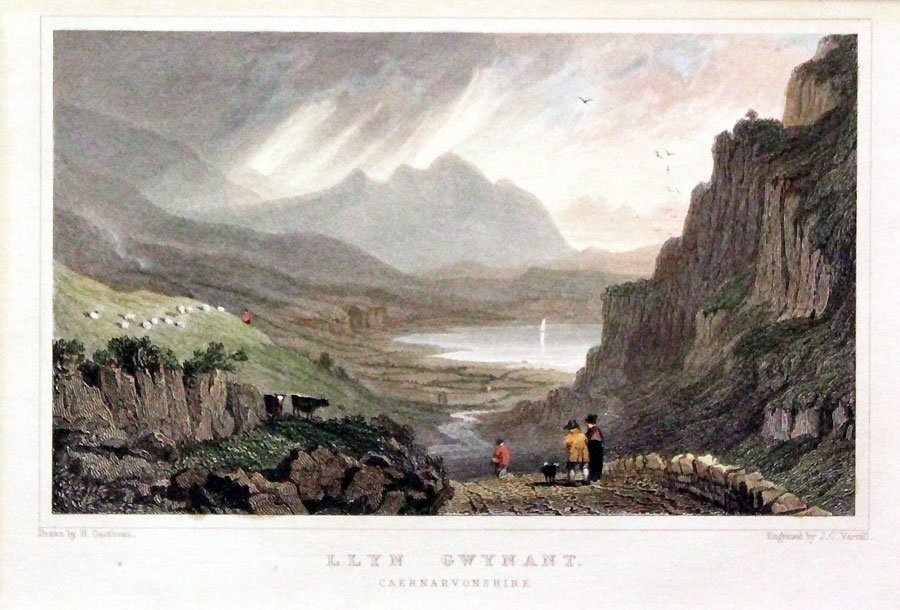 Llyn Gwynant Caernarvonshire by Henry Gastineau  Llyn Gwynant Caernarvonshire by Henry Gastineau