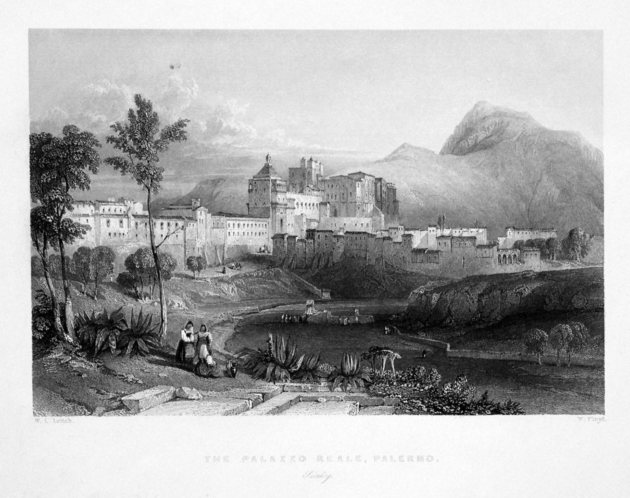 The Palazzo Reale, Palermo  The Palazzo Reale, Palermo