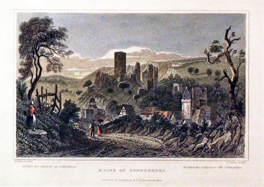 Ruins at Sonnenberg on the Rhine  Ruins at Sonnenberg on the Rhine