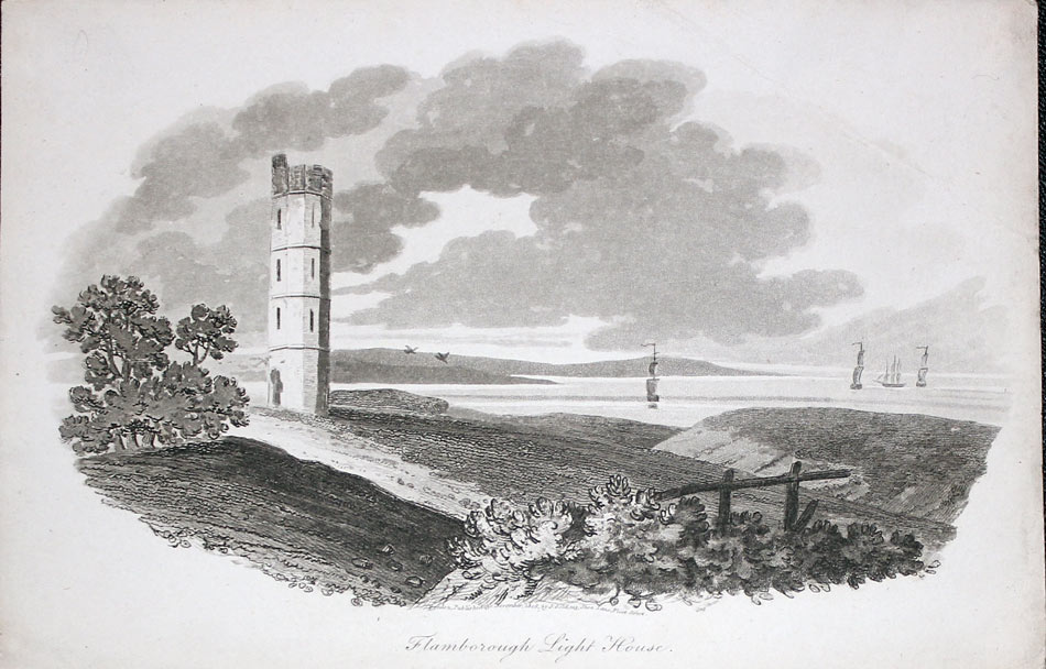 Flamborough Lighthouse, Yorkshire by J. Gold  Flamborough Lighthouse, Yorkshire by J. Gold