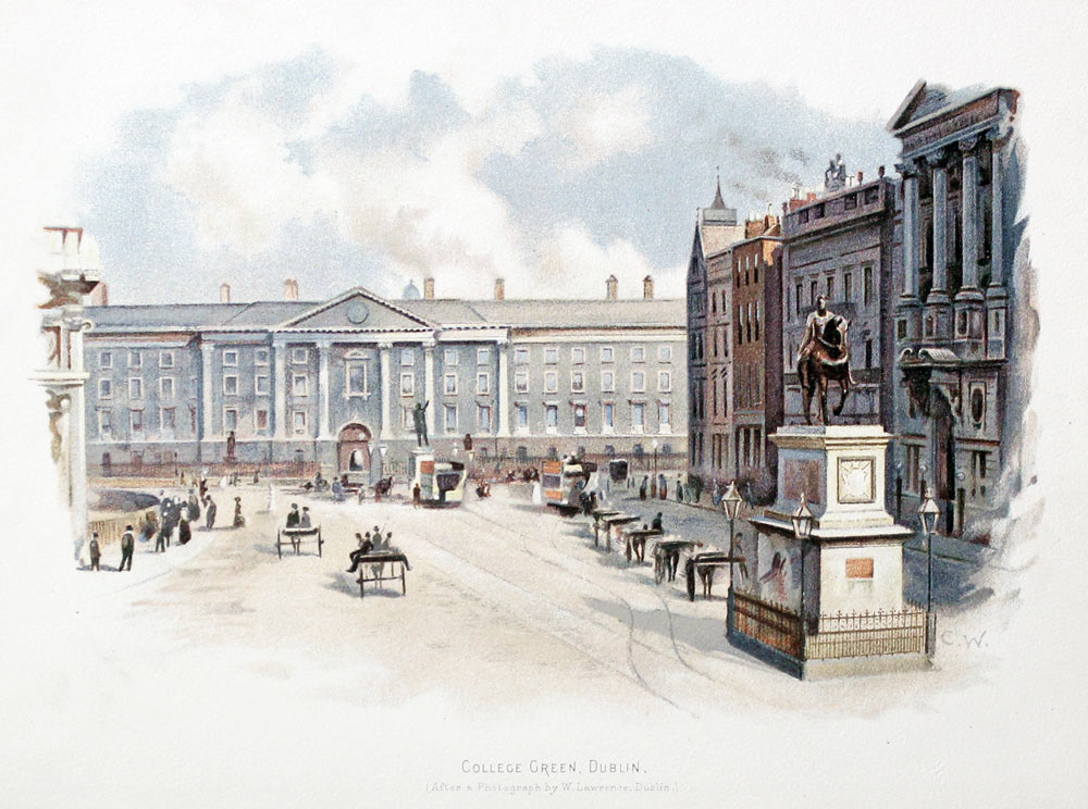 College Green Dublin by Charles Wilkinson