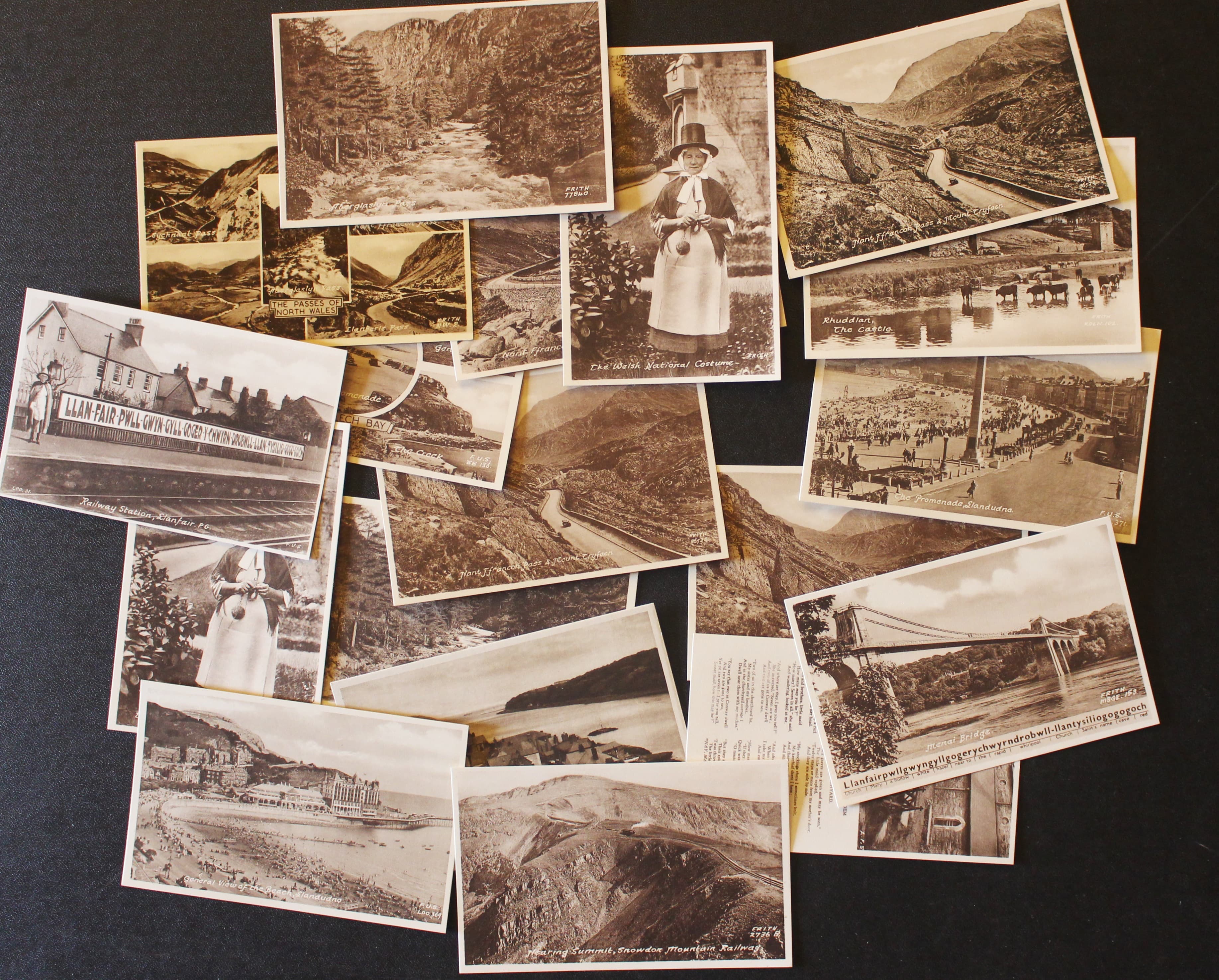 18 Old Postcards of North Wales