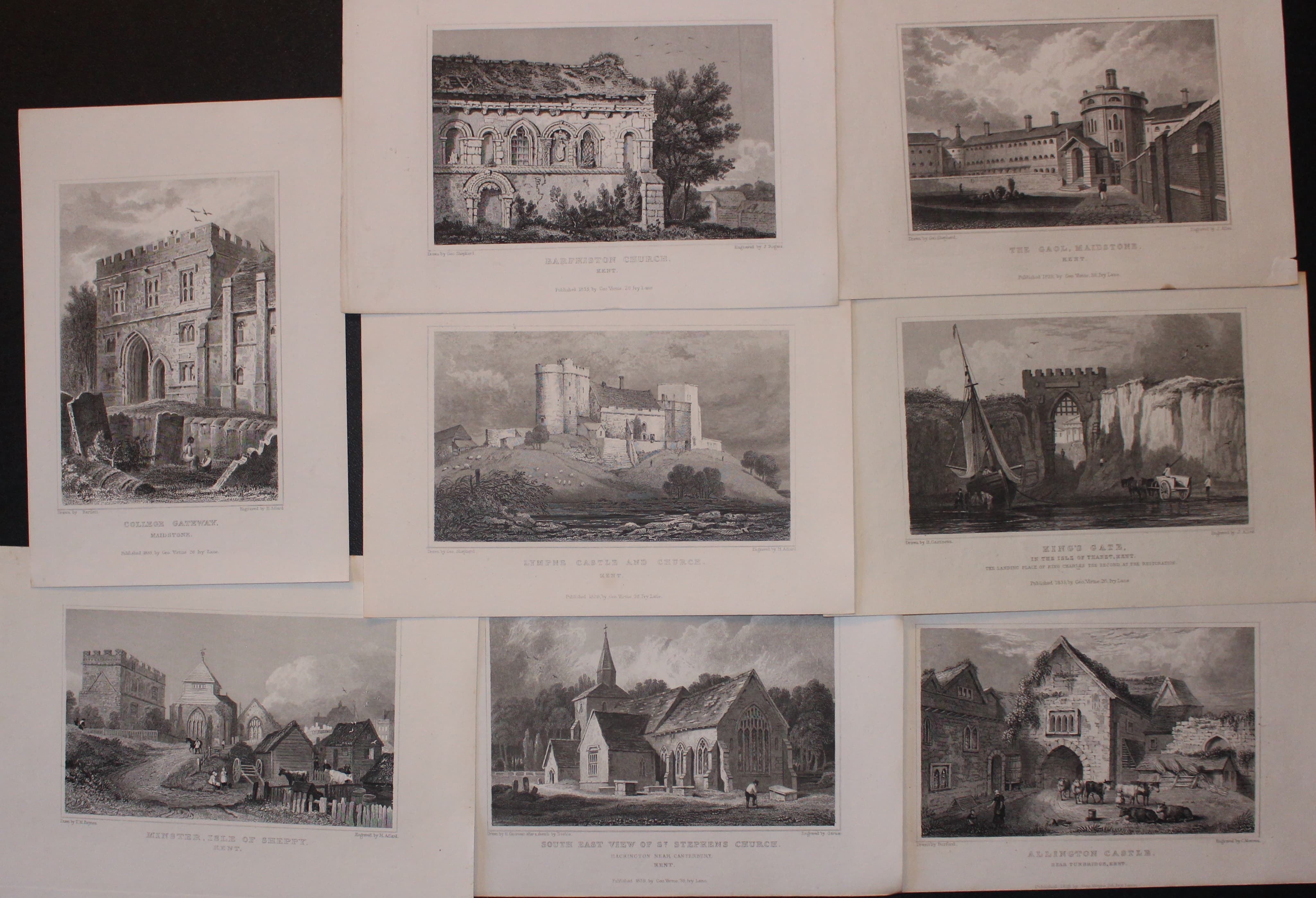 10 Antique Views of Kent