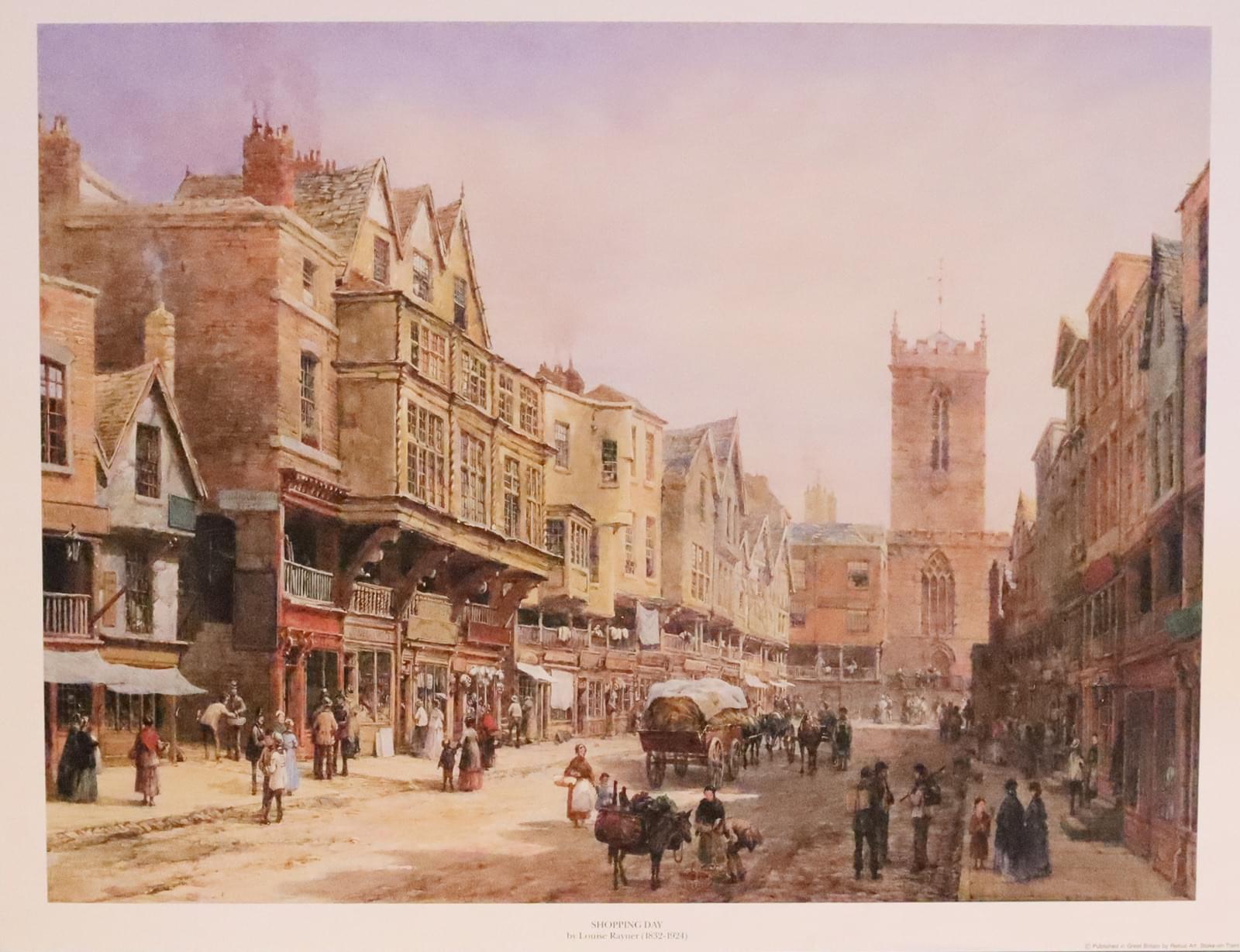 Bridge Stree by Louise Rayner  Bridge Stree by Louise Rayner