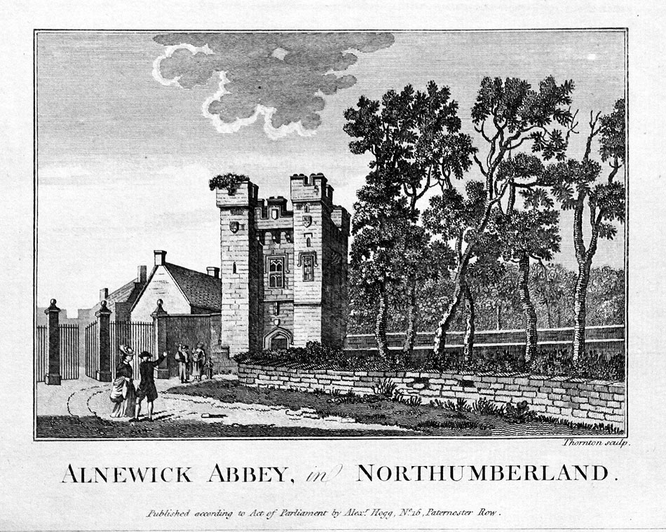 Alnwick Abbey, Northumbertland 1786