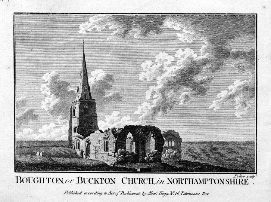 Buckton Church, Northamptonshire 1786