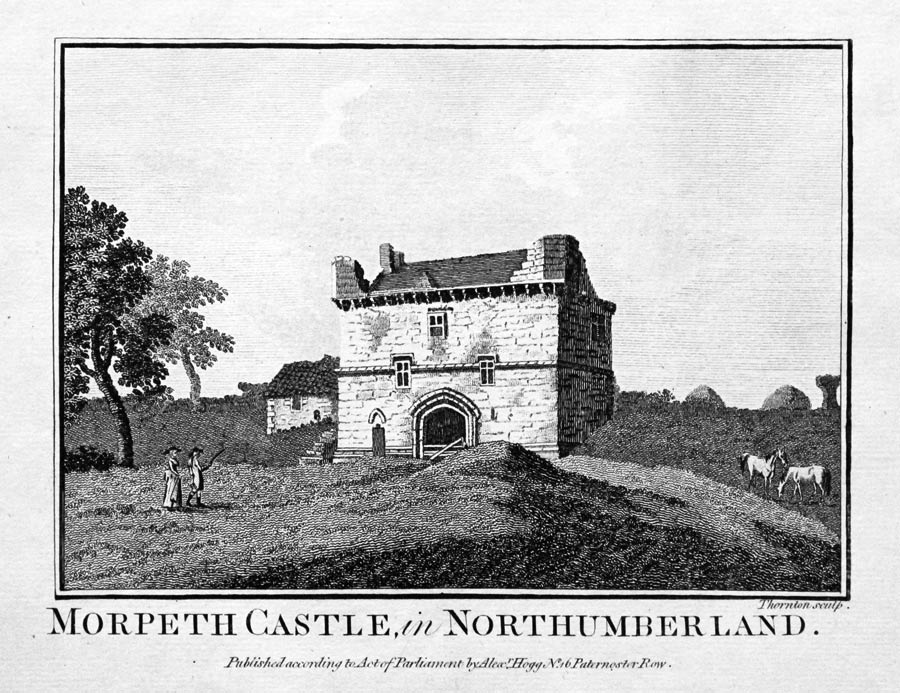 Morpeth Castle, Northumbertland 1786